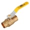 Revalved 1" Brass Ball Valve 600 WOG Sweat C x C Full Port, Lead-Free, PK6 SWT-1-6PK - alternate 2